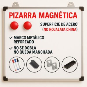 Pizarra Blanca Magnetica 100x140