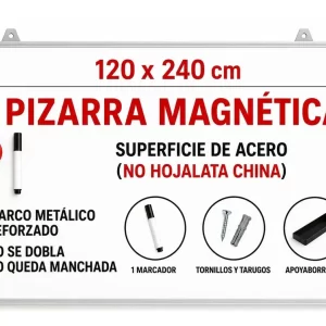 Pizarra Blanca Magnetica 120x240