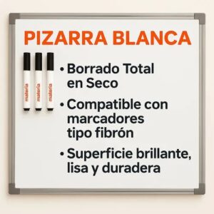 Pizarra Blanca 100x140