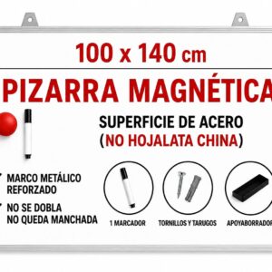 Pizarra Blanca Magnetica 100x140